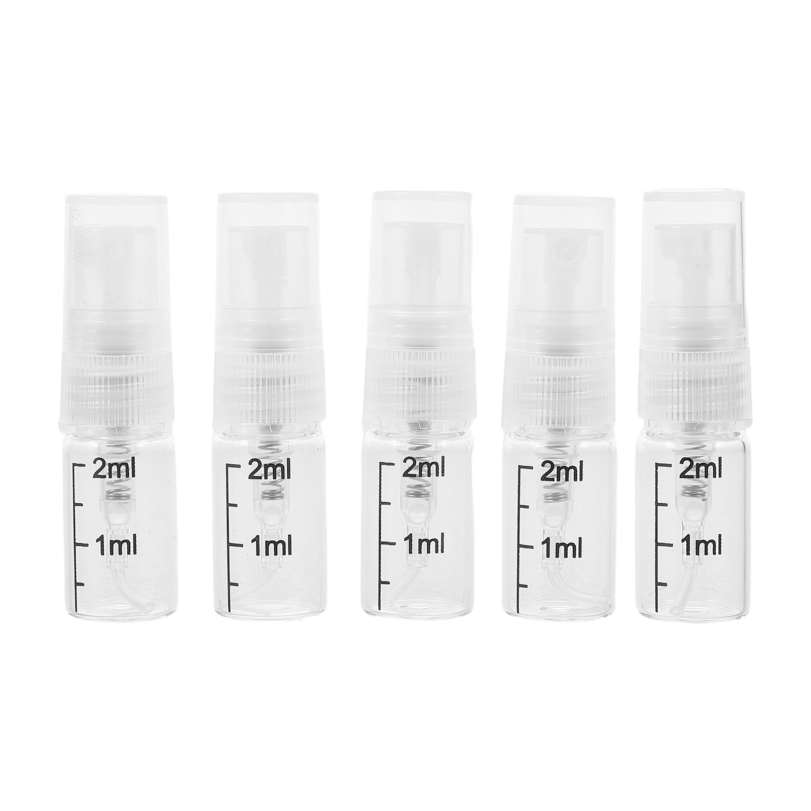 Misting Bottle Fine - 5Pcs Clear Glass Portable Spray Bottle