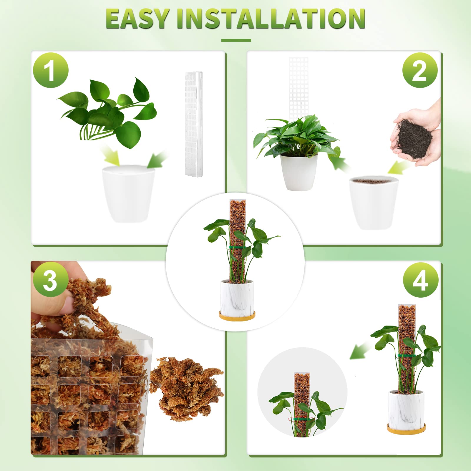 Moss Poles Plants Plant Suppor - Sphagnum Moss Dry 评论和价格