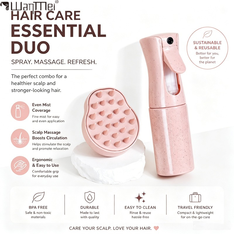 Hair Care Set Refillable Fine  - Misting Bottle Fine 评论和价格
