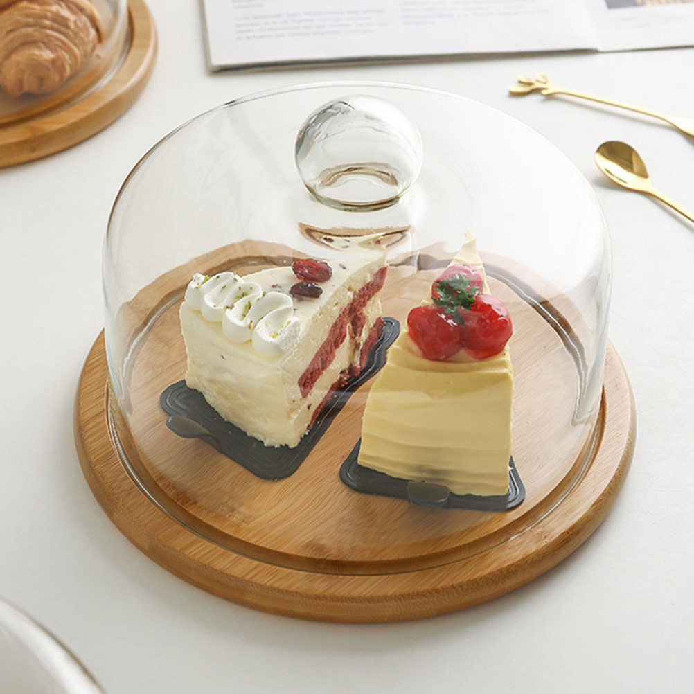 18Cm Transparent Glass Food Co - Plastic Dome Clear 评论和价格